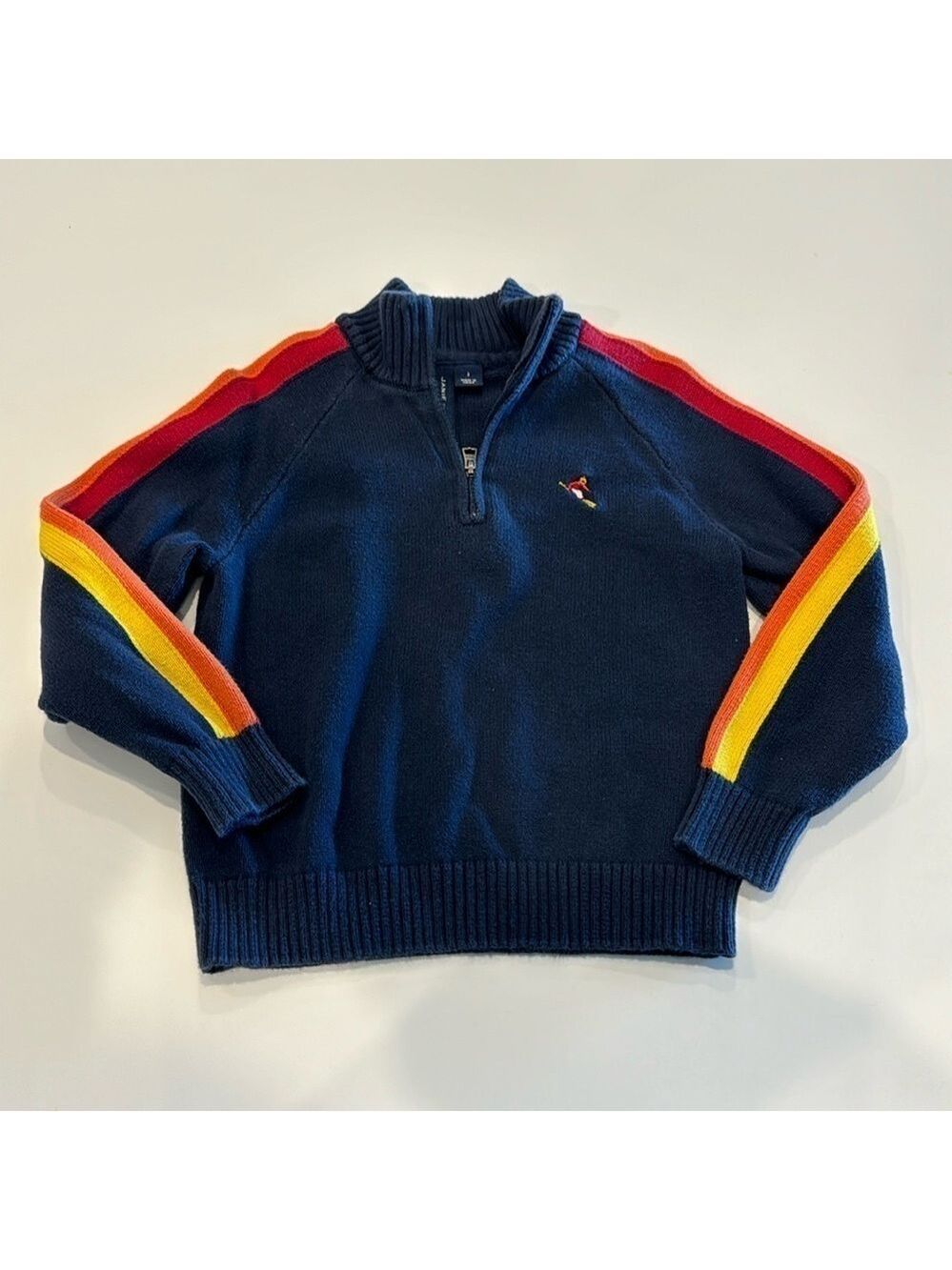 Janie and Jack Ski Quarter Zip Sweater Size 3